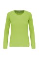 Dames Sportshirt Proact LS PA444 LIME